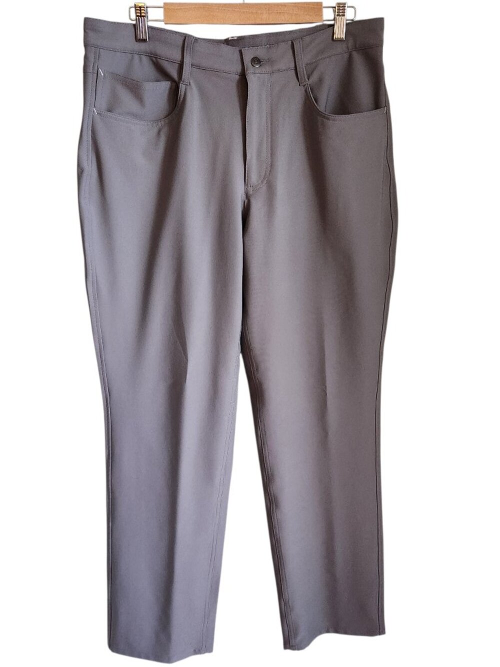 Footjoy Pants Men's 34x30 34 Gray Grey 5 Pocket Golf Pant Flat Front Stretch